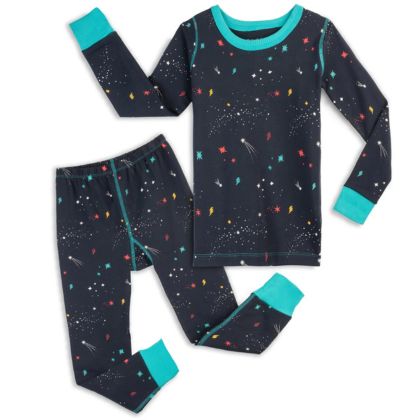 Organic Cotton Long Sleeve Pajamas for Kids